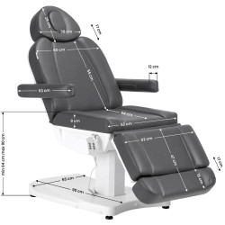 Fotoliu cosmetologic Azzurro 803D 148392 (Dark Grey) Thumb