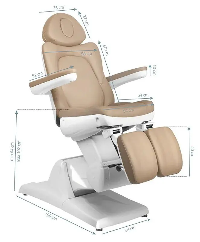 Fotoliu cosmetologic Azzurro 870S (Cappuccino)