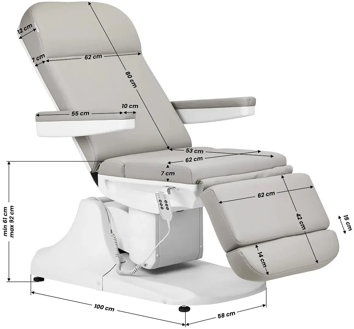 Fotoliu cosmetologic Azzurro 891 148294 (Grey)