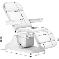 Кресло косметологическое Azzurro 891 (White) Thumb