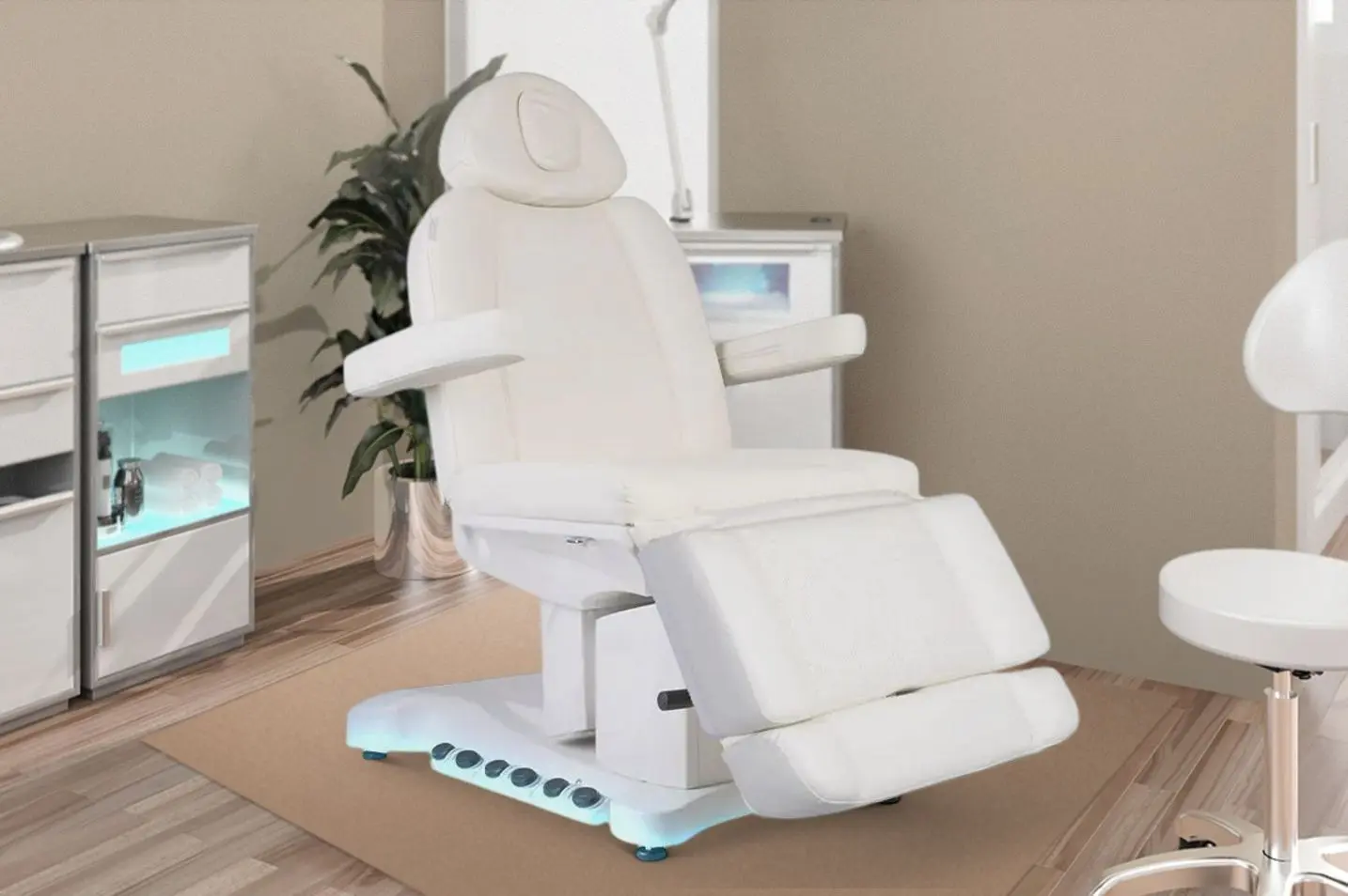 Fotoliu cosmetologic Azzurro Exclusive 708B (White)