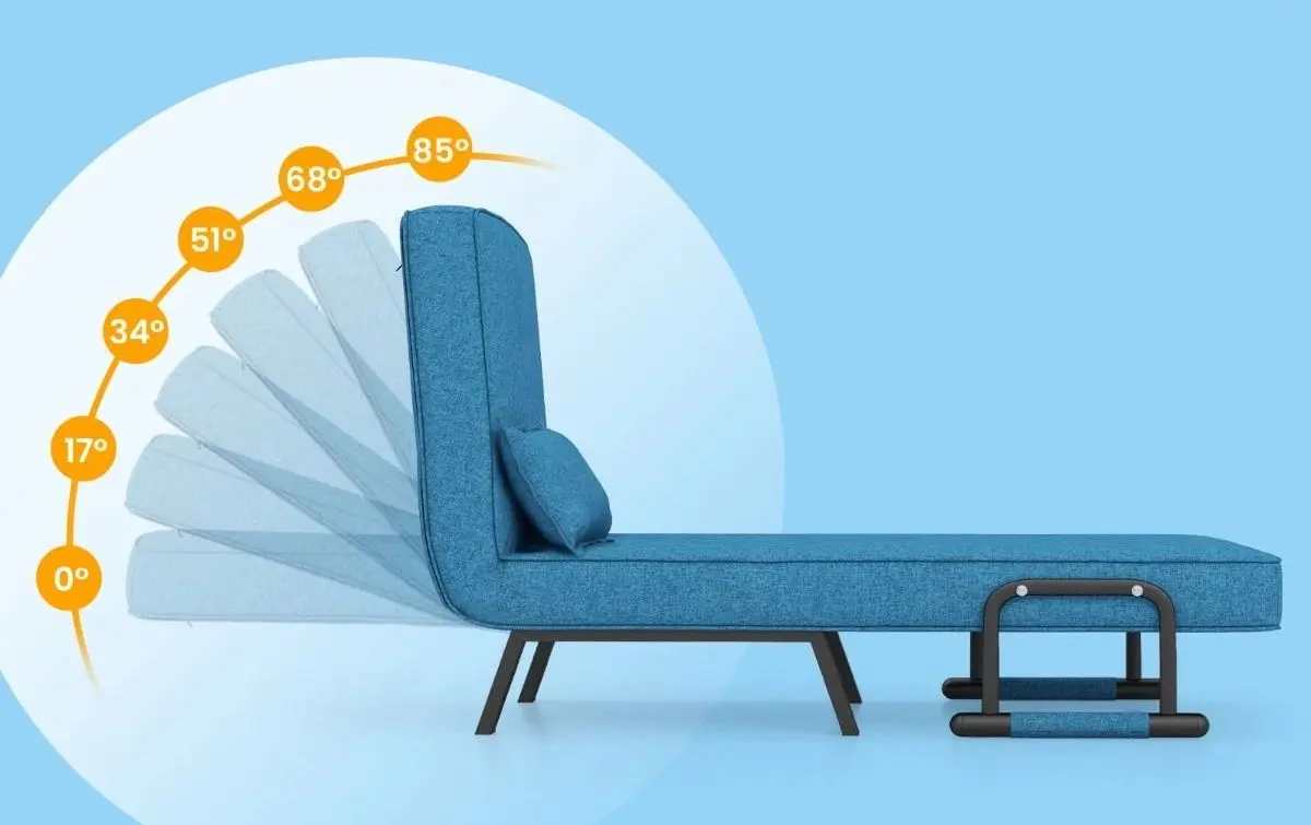 Fotoliu Costway HV10417BL (Blue)