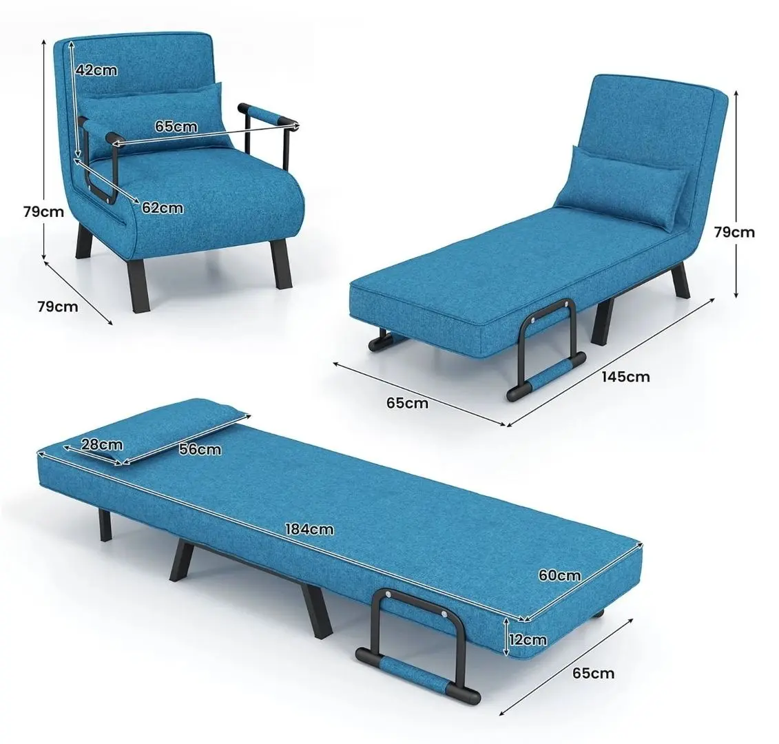 Fotoliu Costway HV10417BL (Blue)