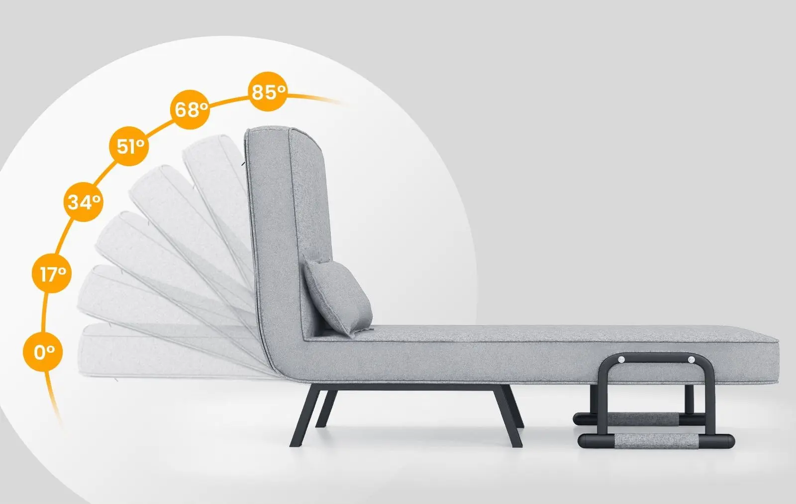 Fotoliu Costway HV10417QH (Grey)