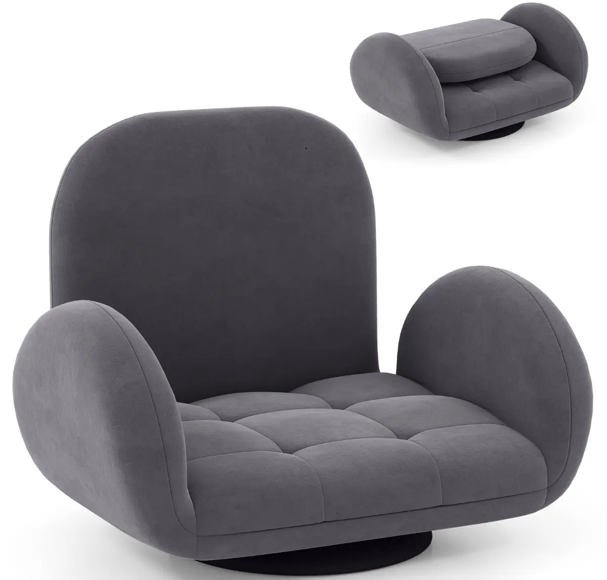 Fotoliu Costway HV10540GR (Gray)