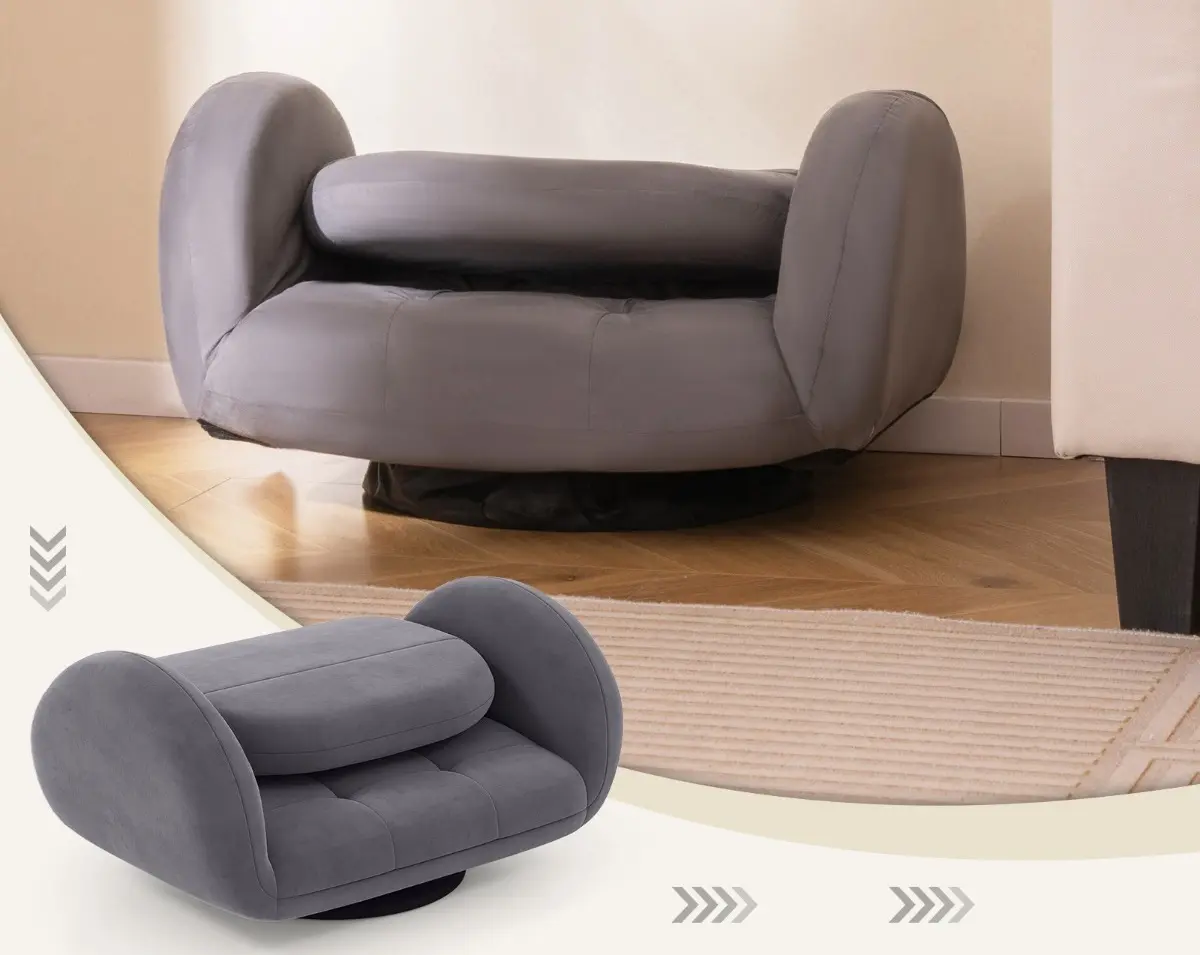 Fotoliu Costway HV10540GR (Gray)