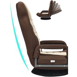 Fotoliu gaming Costway HW65937BN (Brown/Beige) Thumb