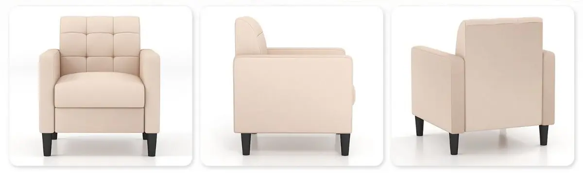 Fotoliu Costway HW72186BE (Beige)