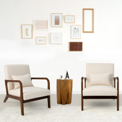 Fotoliu Costway JV10730BE (Beige) Thumb