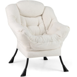 Fotoliu Costway NP12025BE (Cream) Thumb