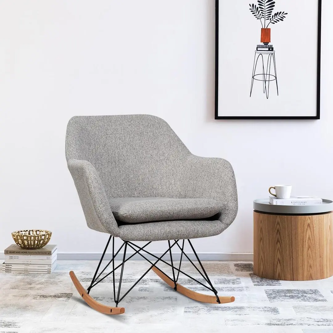 Fotoliu balansoar Costway HW66368GR (Grey)