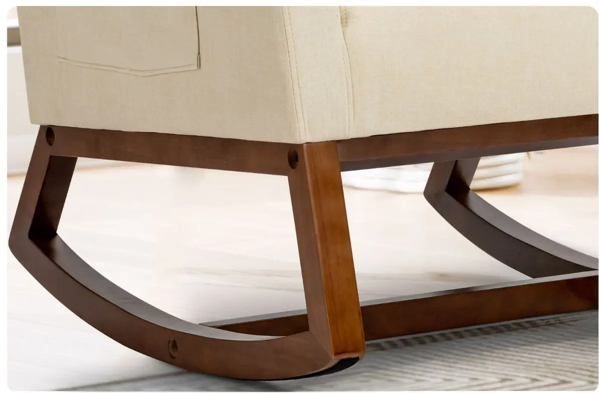 Кресло-качалка Costway HW66977BE (Beige)