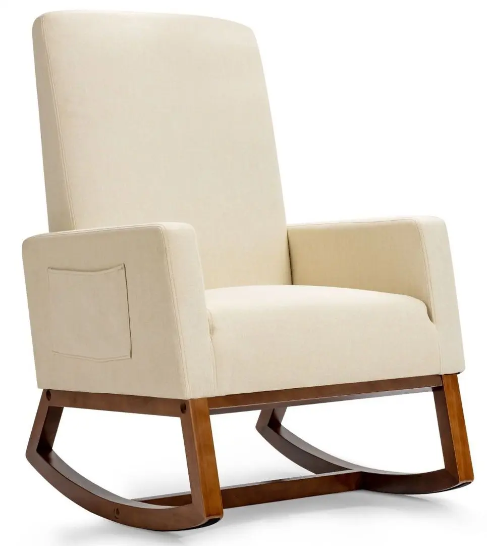 Кресло-качалка Costway HW66977BE (Beige)