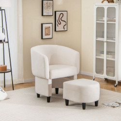 Fotoliu cu puf Costway JV11281BE (Beige) Thumb