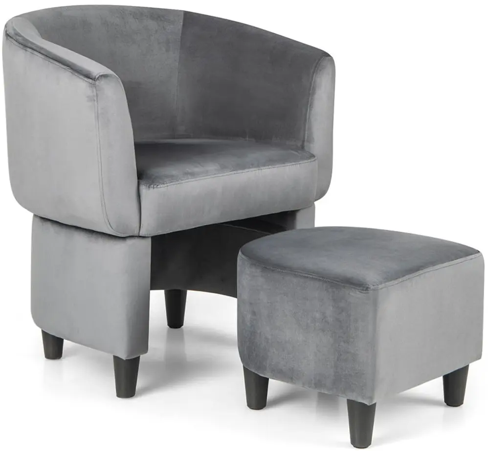 Fotoliu cu puf Costway JV11281GR (Grey) - 2