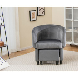 Fotoliu cu puf Costway JV11281GR (Grey) Thumb
