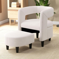 Fotoliu cu puf Costway JV11283BE (Beige) Thumb