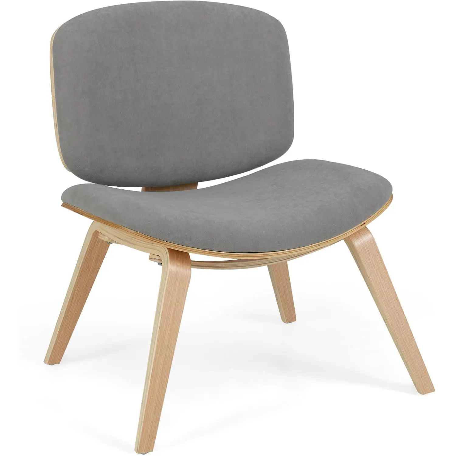 Fotoliu lounge Costway JV12735OA (Grey/Oak) - 2