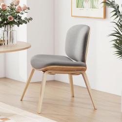 Fotoliu lounge Costway JV12735OA (Grey/Oak) Thumb