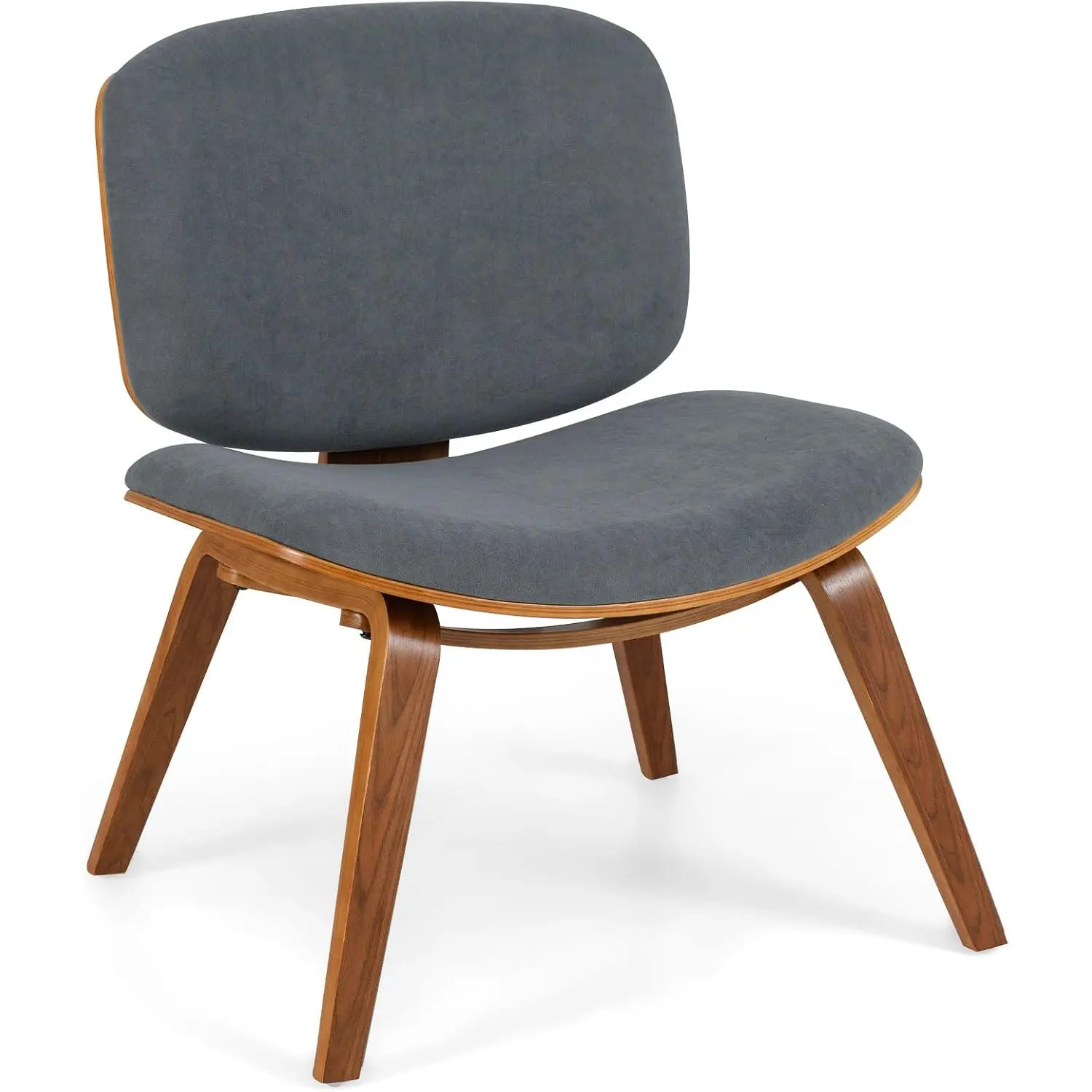Fotoliu lounge Costway JV12735WT (Walnut/Grey) - 2