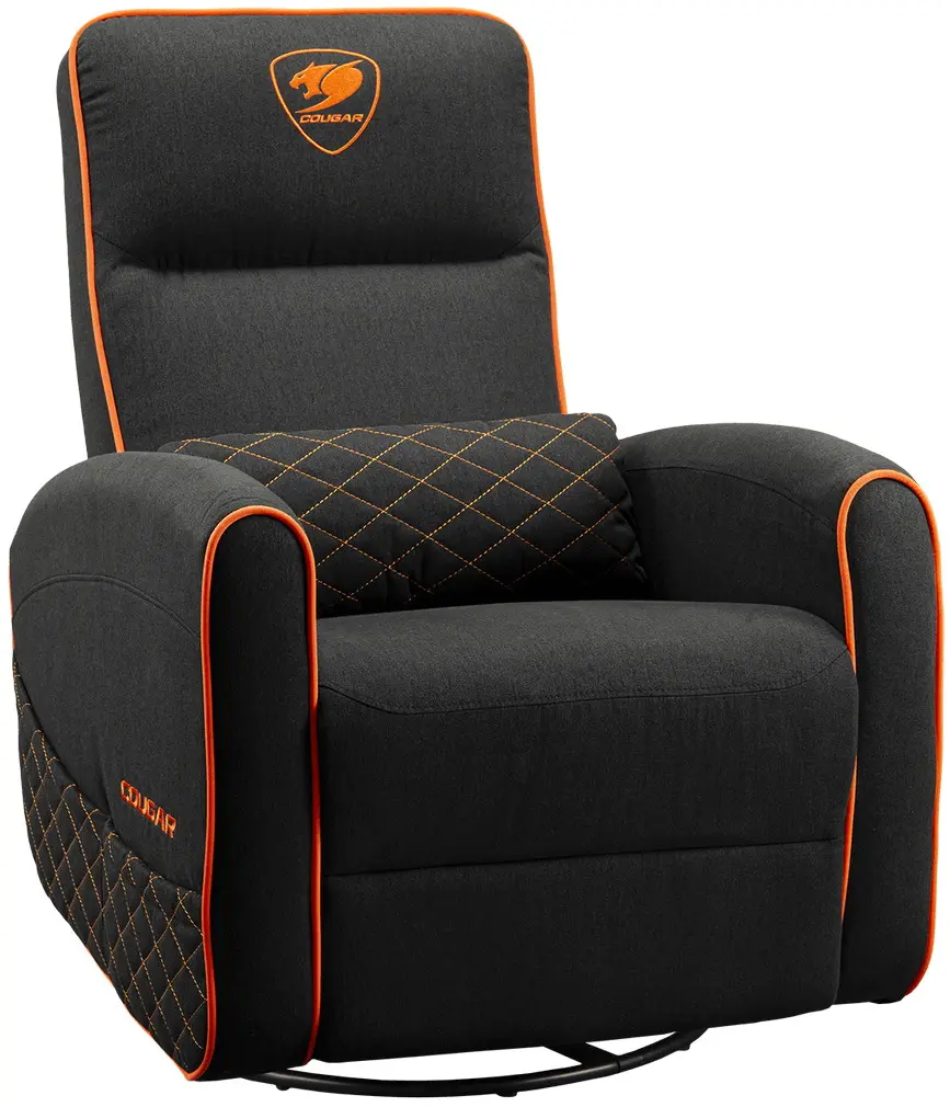 Кресло-реклайнер Cougar Fidom (Black/Orange)