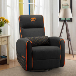 Fotoliu-recliner Cougar Fidom (Black/Orange)