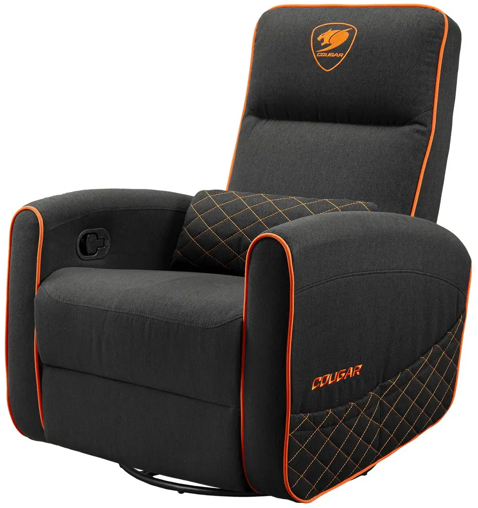 Кресло-реклайнер Cougar Fidom (Black/Orange)