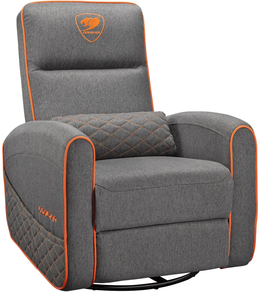 Fotoliu-recliner Cougar Fidom (Gray/Orange)