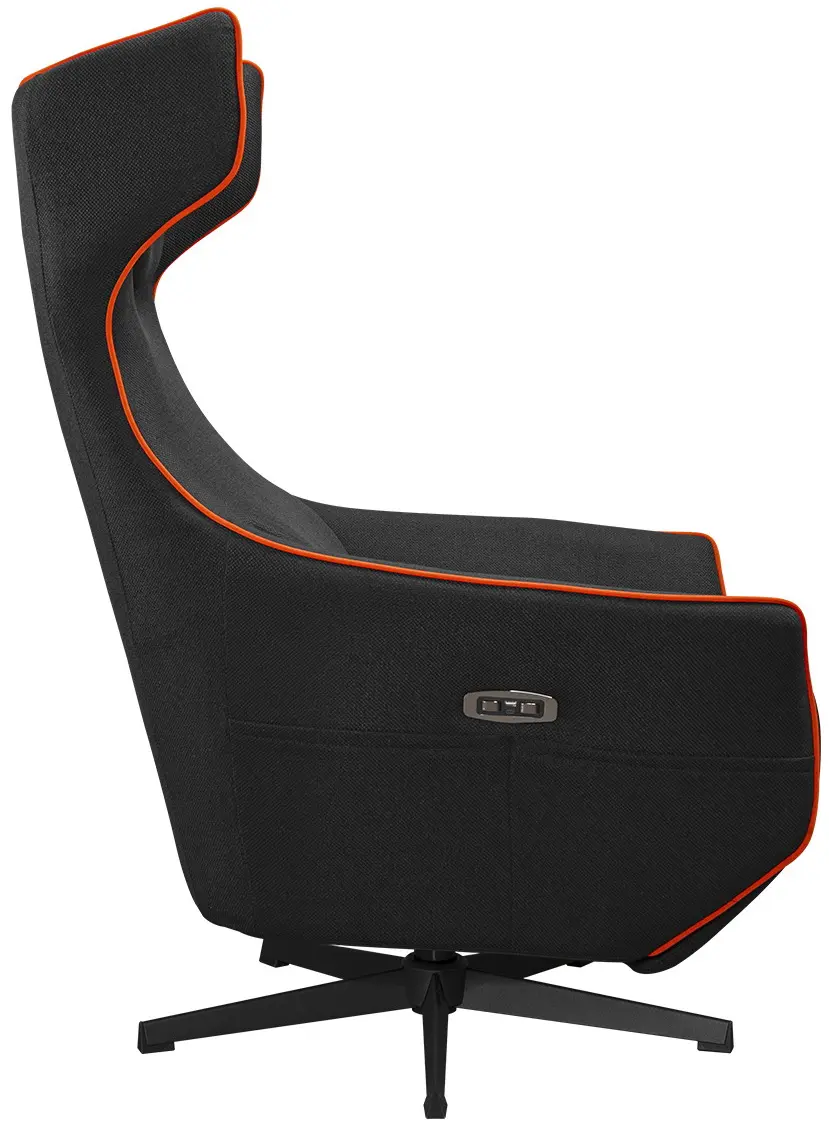 Fotoliu-recliner Cougar Magus (Black/Orange)