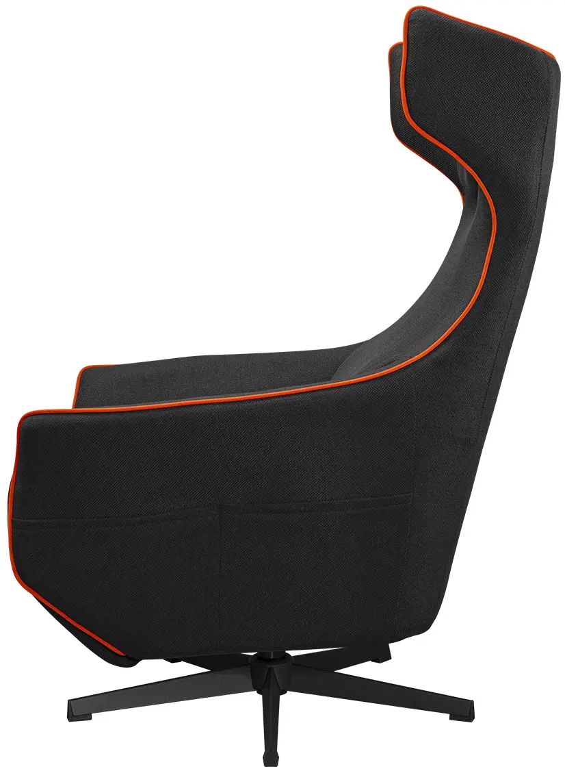 Fotoliu-recliner Cougar Magus (Black/Orange)