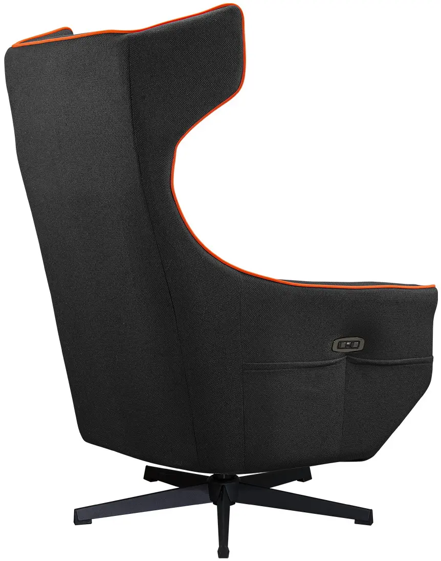 Fotoliu-recliner Cougar Magus (Black/Orange)