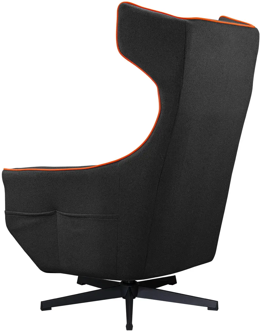 Fotoliu-recliner Cougar Magus (Black/Orange)