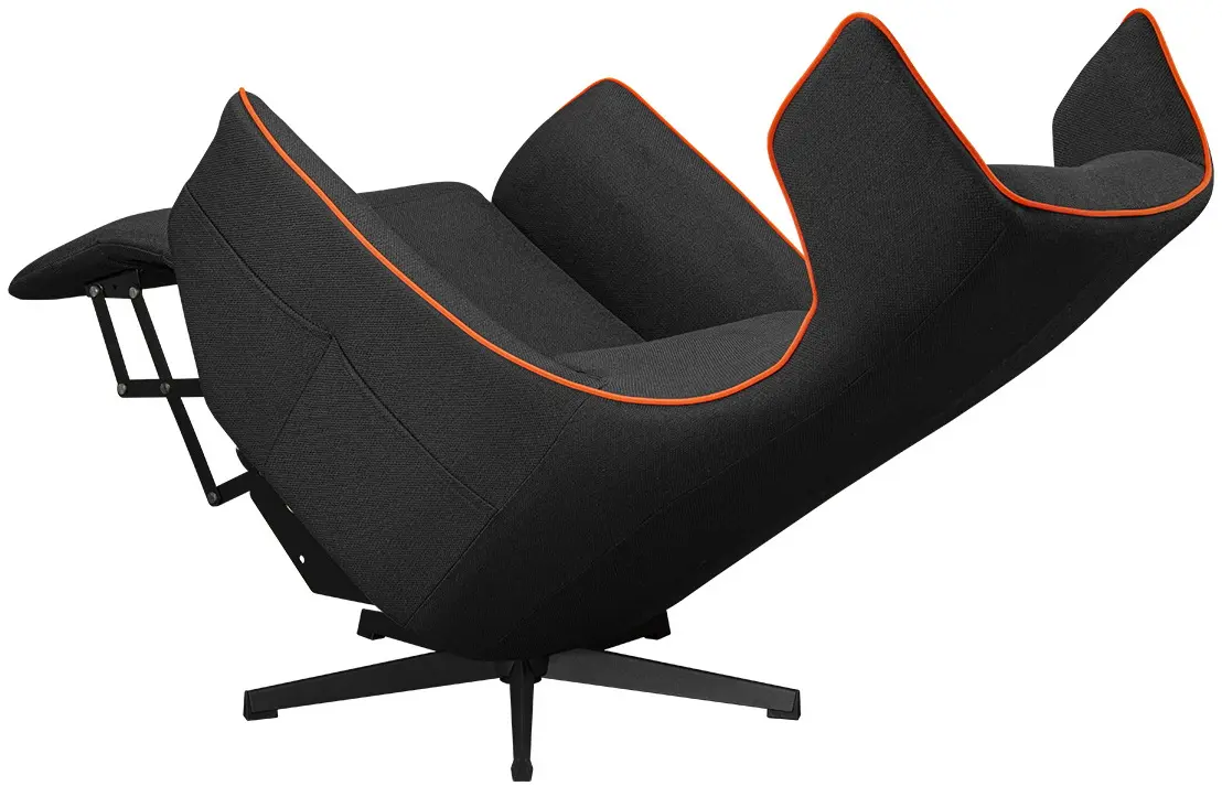 Fotoliu-recliner Cougar Magus (Black/Orange)