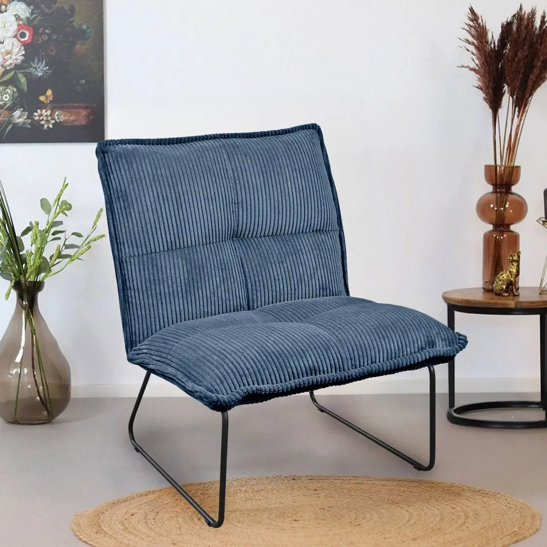 Fotoliu DP Bronx 665 Velvet (Blue)