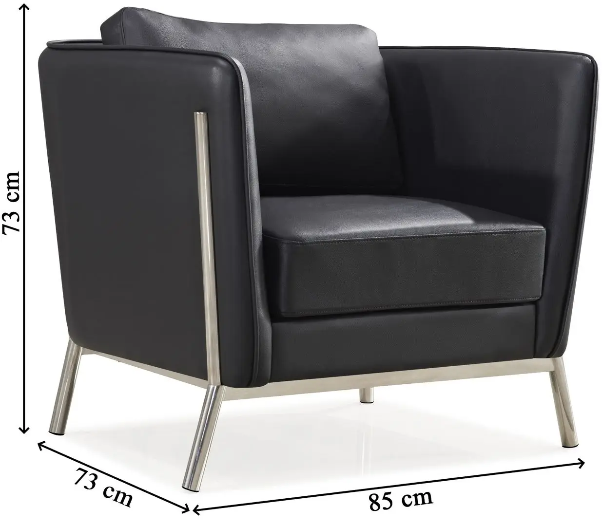 Fotoliu DP Salvador-1 (Black)