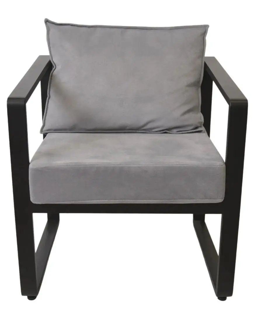 Fotoliu DP York New (Gray/Black)