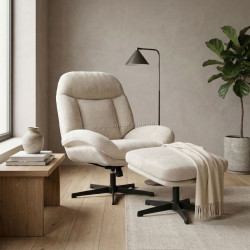 Кресло с табуретом DP Velia CL25-04 (Beige)