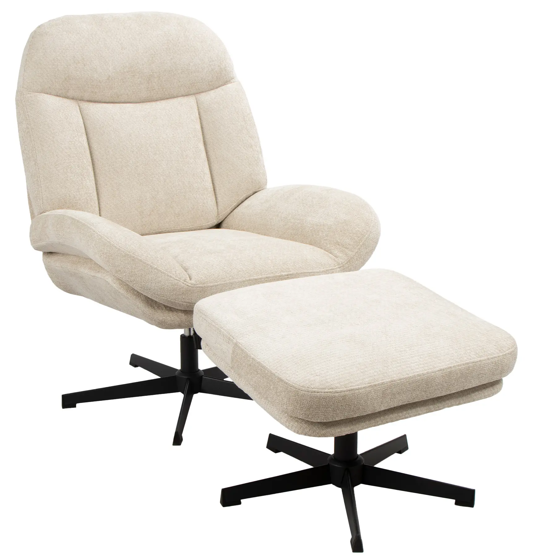 Кресло с табуретом DP Velia CL25-04 (Beige) - 2