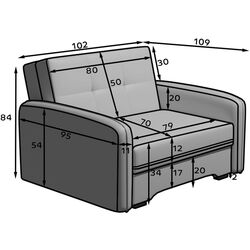 Fotoliu Eltap Laine Poco 10 singular (Black) Thumb