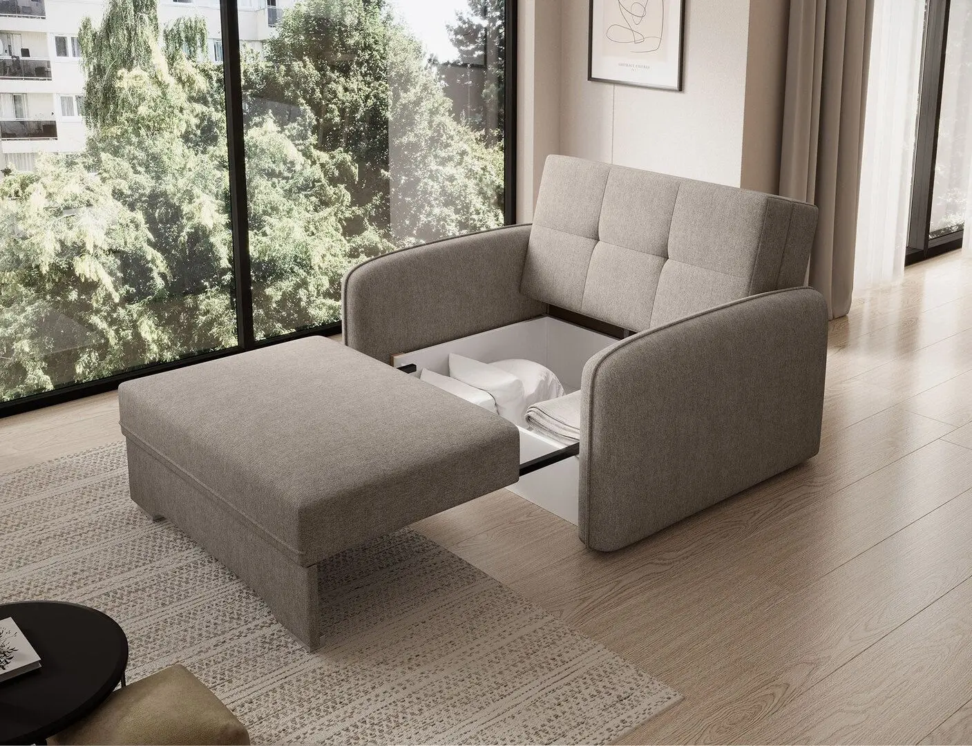 Fotoliu Eltap Laine Poco 7 singular (Beige)