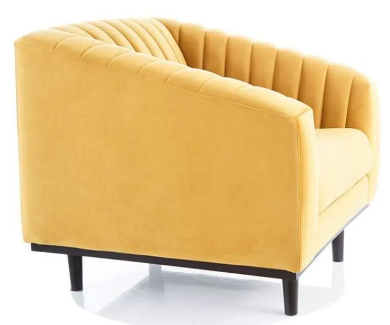 Fotoliu Signal Asprey 1 Velvet (Curry/Wenge)