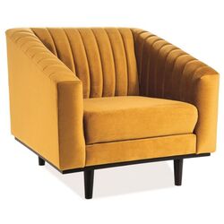 Fotoliu Signal Asprey 1 Velvet (Curry/Wenge)