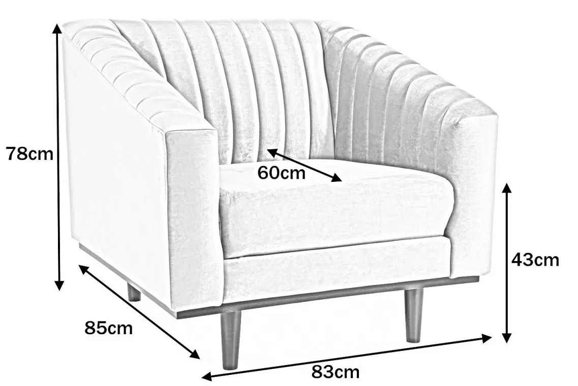 Fotoliu Signal Asprey 1 Velvet (Curry/Wenge)