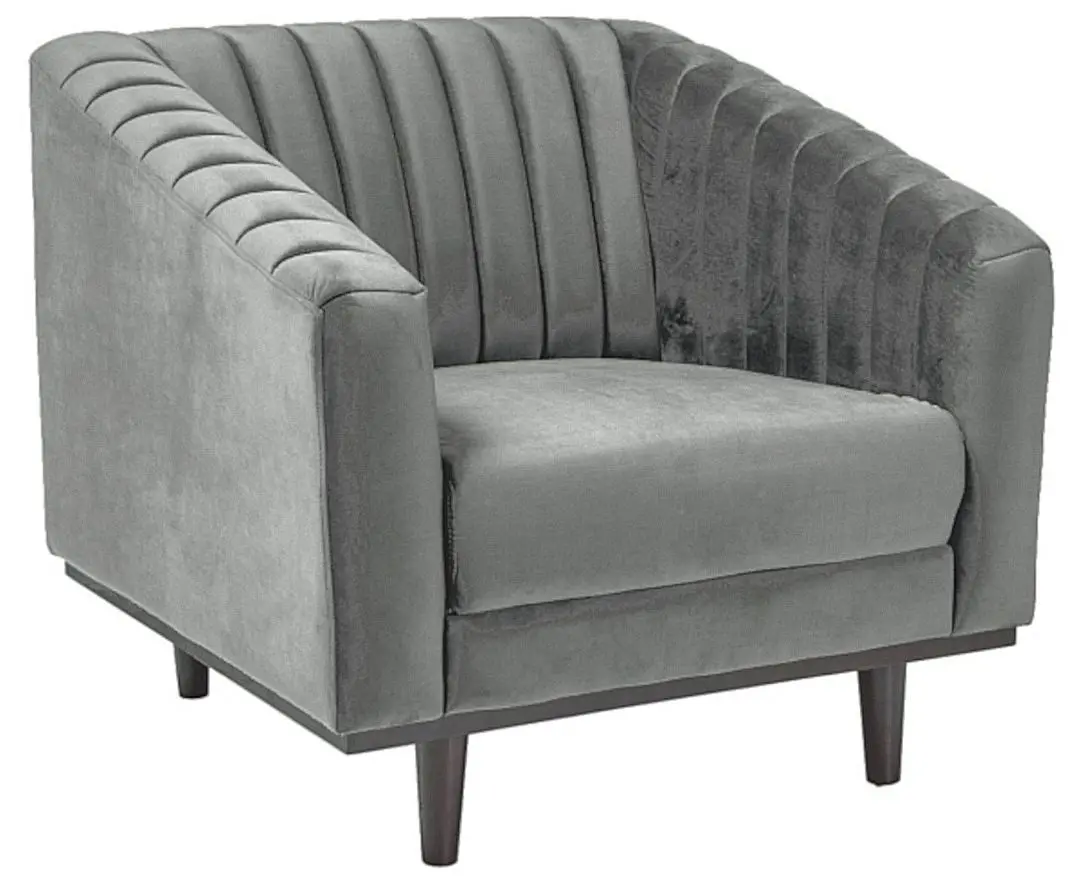 Fotoliu Signal Asprey 1 Velvet (Gray/Wenge)