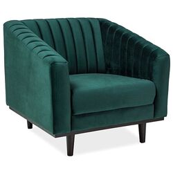Fotoliu Signal Asprey 1 Velvet (Green/Wenge)