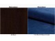 Fotoliu Signsl Asprey 1 Velvet (Navy Blue/Wenge)