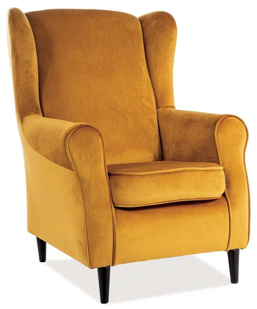 Fotoliu Signal Baron Velvet (Curry/Wenge)