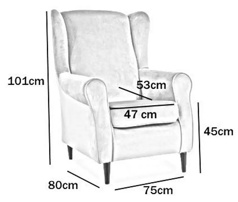 Кресло Signal Baron Velvet (Gray/Wenge)