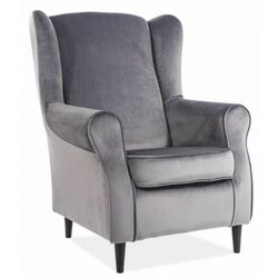 Fotoliu Signal Baron Velvet (Gray/Wenge)