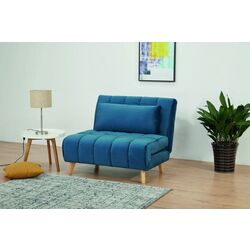 Кресло Signal Billy Velvet (Blue/Beech) Thumb